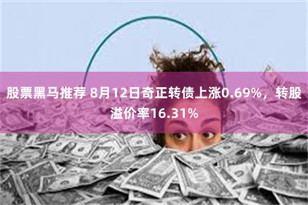 股票黑马推荐 8月12日奇正转债上涨0.69%，转股溢价率16.31%